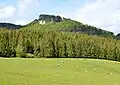 Der Wenzelstein, ein Nebengipfel des Schafbergmassivs