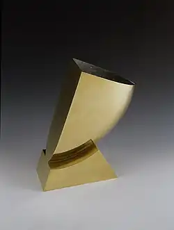 Werner Bünck, Messing-Gefäß, 2002