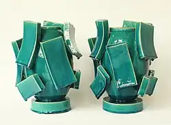 Werner Bünck, Keramikvasen, 2011