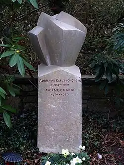 Werner Kägi-von Speyr (1901–1979) Dr. phil., Historiker, Übersetzer, Biograph, Grab auf dem Friedhof Hörnli, Riehen, Basel