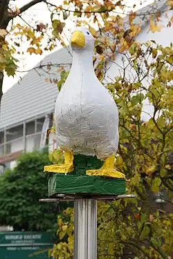 Werscher Gans in der Ortsmitte