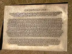 Inschrift (neuer) Weserstein