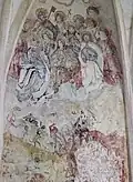 Das Jüngste Gericht, Ausschnitt aus dem Fresko im Chorraum