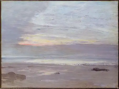 James Abbott McNeill Whistler: Crepuscule in Opal, Trouville (1865)