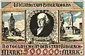 Biberacher Notgeld von 1923 mit Wielandporträt