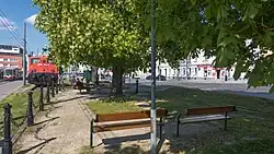 Bahnhofspark, Blickrichtung Nord