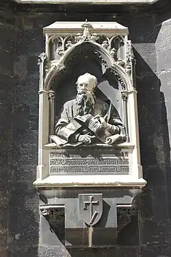 Stephansdom, Grabplatte Friedrich Schmidt