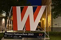 Banner der Wiener Festwochen