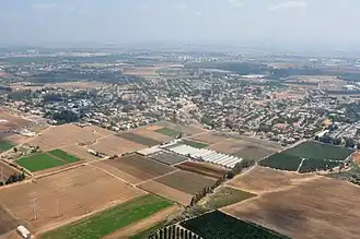 Kadima-Zoran aus der Luft