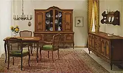 Speisezimmer Aachen-Lütticher Barock, ab 1958