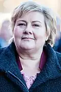 Erna Solberg, Høyre