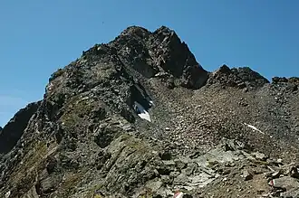 Wildgrat mit Anstiegsweg von Osten