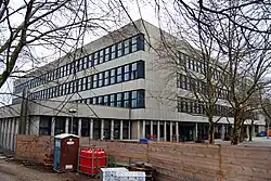 Ansicht des Gebäudes aus südwestlicher Richtung