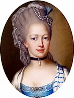 Wilhelmine Karoline von Dänemark (*&nbsp;1747)