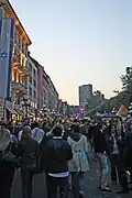 Die Wilhelmstraße während des Festes