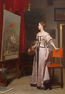 Die junge Künstlerin und Vor dem Aufbruch zum Rendezvous