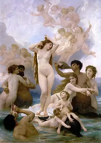 La naissance de Vénus („Die Geburt der Venus“) (William Adolphe Bouguereau)