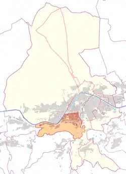 Österreichkarte, Position von Wilten hervorgehoben