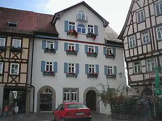 Wohnhaus am Marktplatz, im Kern aus dem 13. Jahrhundert