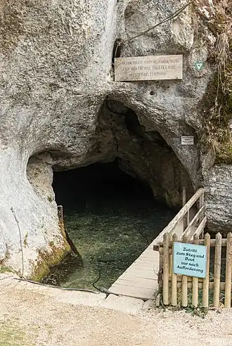 Eingang zur Wimsener Höhle