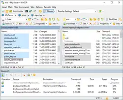 Screenshot von WinSCP 6.1