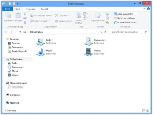 Der Explorer in Windows&nbsp;8