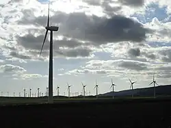 Windpark im spanischen Andalusien