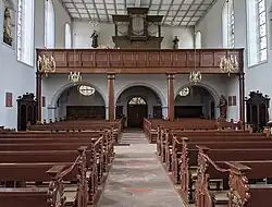 Orgelempore mit Vogt Orgel