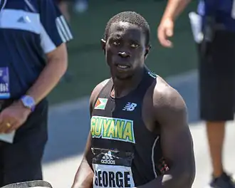 Winston George – ausgeschieden als Achter in 46,02&nbsp;s