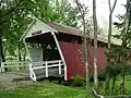 Die Cutler-Donahue Covered Bridge in Winterset, seit 1976 im NRHP gelistet[5]