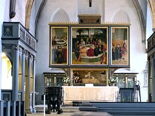 Der gesamte „Reformationsaltar“ von der Schauseite