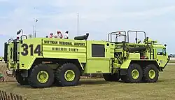 Oshkosh DA-1500‎, A Wittman Regional Airport fire truck at EAA AirVenture Oshkosh 2005.