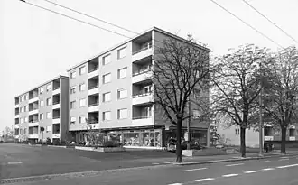 Front gegen den Hardaupark