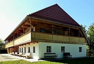 Eingangsgebäude, Wohnstallhaus Pesenlern, 1627