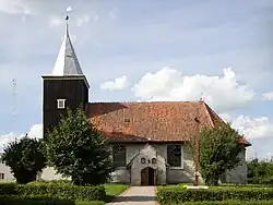 Die einstige evangelische Pfarrkirche Albrechtsdorf und heutige römisch-katholische St.-Andreas-Bobola-Kirche Wojciechy