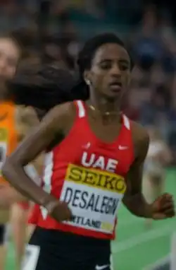 Betlhem Desalegn Rang acht in 15:48,52&nbsp;min