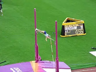 Holly Bradshaw belegte im Finale Rang&nbsp;sieben