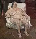 Woman Resting, Öl auf Leinwand 2019