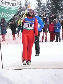 Jenny Rautionaho bei der Junioren-Ski-WM 2010 in Hinterzarten