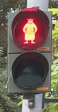 Das rote Luther-Ampelmännchen