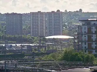 Hochhäuser in New Wortley