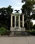 Denkmal für Kaiser Franz Joseph im Akademiepark in Wiener Neustadt