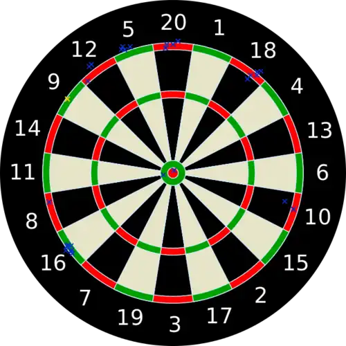Checkout-Darts von Peter Wright