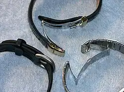 Faltschließe an Armbanduhren