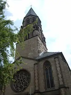 Turm der Herz-Jesu-Kirche in Barmen