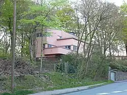 Villa Espenlaub in Wuppertal, Hans Heinz Lüttgen, um 1927. Bauhausstil.