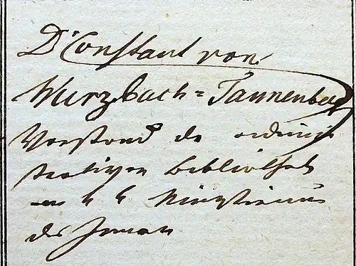 Unterschrift Dr Constant von Wurzbach-Tannenberg, 1859