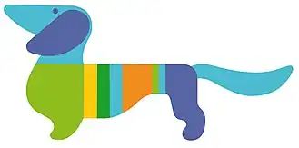 Waldi, das Maskottchen der Olympischen Sommerspiele 1972 in München