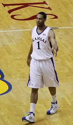 Xavier Henry im Trikot der Kansas Universität 2010