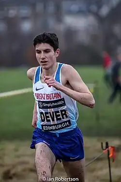 Patrick Dever – hier bei einem Crosslauf – Platz&nbsp;21